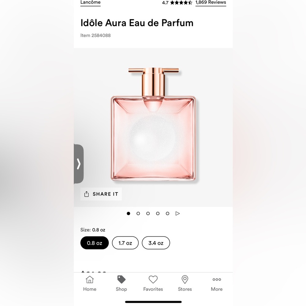 Lancôme idole Perfume